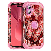 Load image into Gallery viewer, Casetego for iPhone 17 5G Case,Glow in The Dark Three Layer Heavy Duty Shockproof Protection Hard Plastic Bumper+Soft Silicone Protective 6.3 inch Case