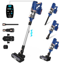 Load image into Gallery viewer, YOMA Cordless Vacuum Cleaner,30Kpa 60Mins Stick Vacuum Cleaner with LED Touch Screen,Lightweight Vacuum for Home Pet Hair Carpet Hard Floors V11