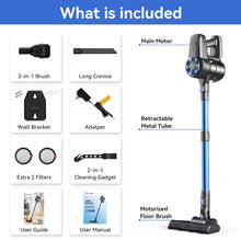 Load image into Gallery viewer, UMLo Cordless Vacuum Cleaner, 6-in-1 Lightweight Stick Vacuum for Hard Floor Carpet Pet Hair
