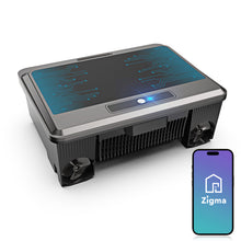 Load image into Gallery viewer, Upgraded Solar Powered Robotic Pool Skimmer Surface Cleaner with Remote Control Dual Charging Options Smart Obstacle Avoidance