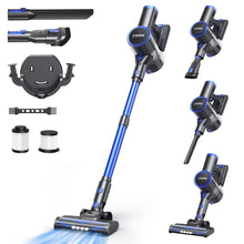 Load image into Gallery viewer, YOMA Cordless Vacuum Cleaner, 6-in-1 Rechargeable Stick Vacuum, 60mins Max Runtime, Lightweight 2200mAh Battery Powerful Vacuum Cleaner for Home Hard Floor Pet Hair-N12