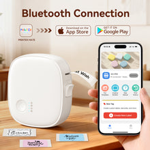 Load image into Gallery viewer, TOLENFUL Label Maker with Tape Portable Inkless Bluetooth Thermal Sticker Printer, XenGro AH-P05(White)