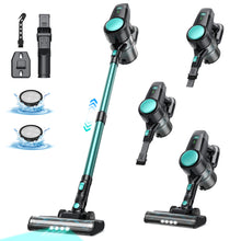 Load image into Gallery viewer, YOMA Cordless Vacuum Cleaner,Ultra-Lightweight Stick Vacuum,40mins Runtime,6 in 1 Powerful Handheld Vacuum for Home Hard Floor Carpet Pet Hair