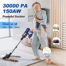 Load image into Gallery viewer, YOMA Cordless Vacuum Cleaner,30Kpa 60Mins Stick Vacuum Cleaner with LED Touch Screen,Lightweight Vacuum for Home Pet Hair Carpet Hard Floors V11