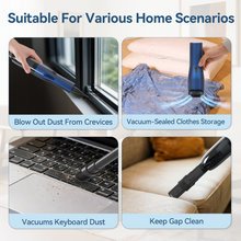 Load image into Gallery viewer, YOMA Handheld Vacuum Cleaner Cordless,Portable Mini Hand Held Vacuum Cleaner Rechargeable for Home Car Pet Hair