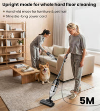 Load image into Gallery viewer, YOMA Corded Vacuum Cleaner, 20Kpa Powerful Suction Stick Vacuum With 16Ft Cord, 2 in 1 Lightweight Vacuum Cleaner for Hard Floor Pet Hair