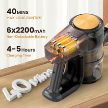 Load image into Gallery viewer, YOMA Cordless Vacuum Cleaner, 6 in 1 Lightweight Handheld&Stick Vacuum for Home Hard Floor Carpet Pet Hair