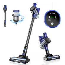 Load image into Gallery viewer, YOMA S18 Cordless Vacuum Cleaner, 6 in 1 Lightweight Stick Vacuum with Detachable Battery, 26Kpa Powerful Suction Vacuum Cleaner for Home Carpet Hardfloor Pet Hair