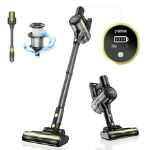Load image into Gallery viewer, YOMA S18 Cordless Vacuum Cleaner, 6 in 1 Lightweight Stick Vacuum with Detachable Battery, 26Kpa Powerful Suction Vacuum Cleaner for Home Carpet Hardfloor Pet Hair