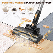 Load image into Gallery viewer, YOMA Cordless Vacuum Cleaner, 6 in 1 Lightweight Handheld&Stick Vacuum for Home Hard Floor Carpet Pet Hair