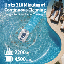 Load image into Gallery viewer, Hivroo Cordless Robotic Pool Cleaner, Automatic Pool Cleaner,Pool Vacuum for Above Ground & Inground Pools