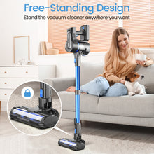 Load image into Gallery viewer, YOMATECH Cordless Vacuum Cleaner, 45Kpa/450W Powerful Stick Vacuum, 6 in 1 Lightweight Vacuum Cleaners for Home Hardfloor Carpet Pet Hair