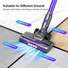 Load image into Gallery viewer, YOMA Cordless Vacuum Cleaner, 6-in-1 Rechargeable Stick Vacuum, 60mins Max Runtime, Lightweight Powerful Vacuum Cleaner for Home Hard Floor Pet Hair