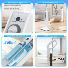 Load image into Gallery viewer, YOMA Steam Mop,6 in 1 Scrubbing Steam Vacmop for Kitchen,Hardwood Floor,Marble Floor,Carpet