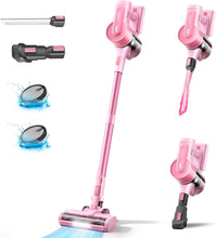 Load image into Gallery viewer, YOMA Cordless Vacuum Cleaner, 30Kpa/350W Powerful Stick Vacuum, Up to 50 Mins Runtime Rechargeable Battery, 6 in 1 Lightweight Vacuum Cleaners for Home Hardfloor Carpet Pet Hair