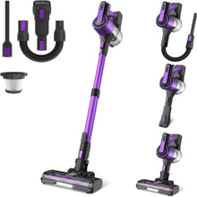 Load image into Gallery viewer, YOMA Cordless Vacuum Cleaner,30Kpa 60min Runtime Lightweight Stick Vacuum,8 in1 Self-Standing,Rechargeable Vacuum Cleaners for Pet Hair,Carpet,Hardwood Floor V870