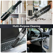 Load image into Gallery viewer, UMLo H6 Handheld Vacuum Cordless, Portable Vacuum Cleaner with 10000PA Suction, 2600mAh Rechargeable Vacuum Cleaner for Home Pet