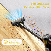 Load image into Gallery viewer, YOMA S18 Cordless Vacuum Cleaner, 6 in 1 Lightweight Stick Vacuum with Detachable Battery, 26Kpa Powerful Suction Vacuum Cleaner for Home Carpet Hardfloor Pet Hair