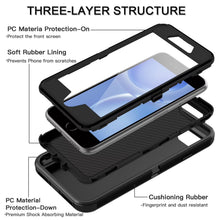 Load image into Gallery viewer, Petocase for 2022/2020/3rd/2rd iPhone SE Case,iPhone 8/7 Case,Built-in Screen Protector Shockproof Dust/Drop Proof 3 in 1 Full Body Rugged Heavy Duty Phone Cover for iPhone SE 2022/2020