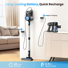 Load image into Gallery viewer, YOMA Cordless Vacuum Cleaner, 6 in 1 Lightweight Handheld&Stick Vacuum for Home Hard Floor Carpet Pet Hair