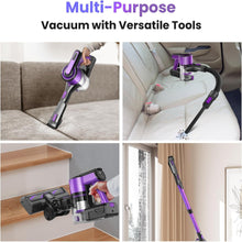 Load image into Gallery viewer, YOMA Cordless Vacuum Cleaner,30Kpa 60min Runtime Lightweight Stick Vacuum,8 in1 Self-Standing,Rechargeable Vacuum Cleaners for Pet Hair,Carpet,Hardwood Floor V870