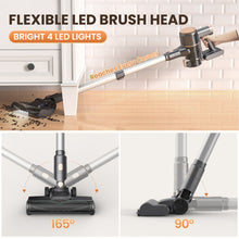 Load image into Gallery viewer, YOMA Cordless Stick Vacuum Cleaner Lightweight Powerful Handheld Vacuum for Home Hard Floor Carpet Pet Hair