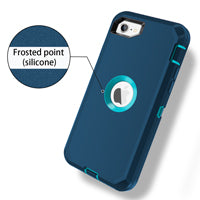 Load image into Gallery viewer, Petocase for iPhone SE 2022/2020 Case,with Built-in Screen Protector Shockproof Dust/Drop Proof Full Body Rugged Heavy Duty Durable Phone Cover for iPhone SE 3rd/2nd Gen 4.7,Turquoise