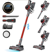 Load image into Gallery viewer, YOMA Cordless Vacuum Cleaner, 350W 35Kpa Powerful Stick Vacuum, with LED Display Free-Standing Vacuum Cleaners for Home Pet Hair Carpet Hard Floor S3