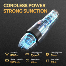 Load image into Gallery viewer, YOMA Cordless Handheld Vacuum Cleaner Portable,Powerful Suction For Home Pet Car