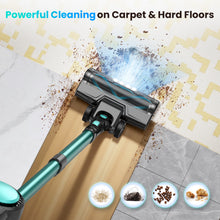 Load image into Gallery viewer, YOMA Cordless Vacuum Cleaner,Ultra-Lightweight Stick Vacuum,40mins Runtime,6 in 1 Powerful Handheld Vacuum for Home Hard Floor Carpet Pet Hair