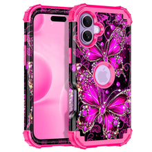 Load image into Gallery viewer, Casetego for iPhone 17 5G Case,Glow in The Dark Three Layer Heavy Duty Shockproof Protection Hard Plastic Bumper+Soft Silicone Protective 6.3 inch Case
