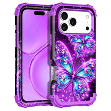 Load image into Gallery viewer, Casetego for iPhone 17 Pro 5G Case,Glow in The Dark Three Layer Heavy Duty Shockproof Protection Hard Plastic Bumper+Soft Silicone Protective 6.3 inch Case
