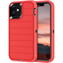 Load image into Gallery viewer, Petocase for iPhone 12 Case/iPhone 12 Pro Case,Heavy Duty 3-Layer[Shockproof][Dropproof][Dust-Proof] Military Grade Rugged Protection Cover Case for iPhone 12/12 Pro,Red
