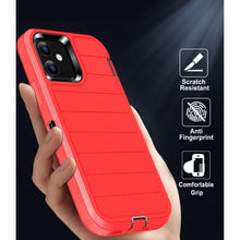 Load image into Gallery viewer, Petocase for iPhone 12 Case/iPhone 12 Pro Case,Heavy Duty 3-Layer[Shockproof][Dropproof][Dust-Proof] Military Grade Rugged Protection Cover Case for iPhone 12/12 Pro,Red
