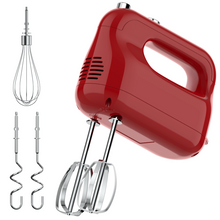 Load image into Gallery viewer, Wnkim Electric Hand Mixer,5-Speed with Stainless Steel Beaters &amp; Dough Hooks
