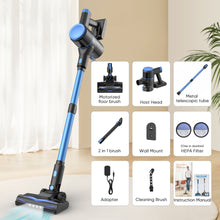 Load image into Gallery viewer, YOMA Cordless Stick Vacuum Cleaner,Lightweight Self-standing Vacuum for Home Pet Hair Carpet Hardwood Floor

