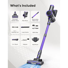 Load image into Gallery viewer, YOMA Cordless Vacuum Cleaner, 6-in-1 Rechargeable Stick Vacuum, 60mins Max Runtime, Lightweight Powerful Vacuum Cleaner for Home Hard Floor Pet Hair
