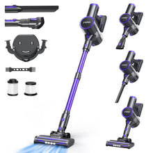 Load image into Gallery viewer, YOMA Cordless Vacuum Cleaner, 6-in-1 Rechargeable Stick Vacuum, 60mins Max Runtime, Lightweight Powerful Vacuum Cleaner for Home Hard Floor Pet Hair
