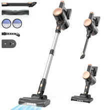 Load image into Gallery viewer, YOMA Cordless Stick Vacuum Cleaner,Lightweight Self-standing Vacuum for Home Pet Hair Carpet Hardwood Floor
