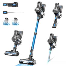 Load image into Gallery viewer, YOMATECH Cordless Vacuum Cleaner, 45Kpa/450W Powerful Stick Vacuum, 6 in 1 Lightweight Vacuum Cleaners for Home Hardfloor Carpet Pet Hair

