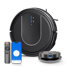 Load image into Gallery viewer, Hivroo Robot Vacuum Cleaner, Robot Vacuum and Mop Combo with WIFI/Alexa for Carpet, Hardwood &amp; Tile
