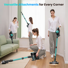 Load image into Gallery viewer, YOMA Cordless Vacuum Cleaner,Ultra-Lightweight Stick Vacuum,40mins Runtime,6 in 1 Powerful Handheld Vacuum for Home Hard Floor Carpet Pet Hair
