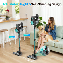 Load image into Gallery viewer, YOMA Cordless Vacuum Cleaner,Ultra-Lightweight Stick Vacuum,40mins Runtime,6 in 1 Powerful Handheld Vacuum for Home Hard Floor Carpet Pet Hair
