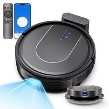 Load image into Gallery viewer, Hivroo Robot Vacuum Cleaner, Robot Vacuum and Mop Combo with WIFI/Alexa for Carpet, Hardwood &amp; Tile
