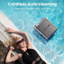 Load image into Gallery viewer, Upgraded Solar Pool Skimmer, Robotic Pool Surface Skimmer Cleaner with Remote Control -24 Hours Continuous Cleaning Smart Obstacle Avoidance

