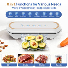 Load image into Gallery viewer, Wnkim Vacuum Sealer Machine, Air Sealing Food Vacuum Sealer for Food Storage
