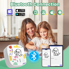 Load image into Gallery viewer, TOLENFUL Mini Thermal Printer,Portable Bluetooth Inkless Sticker Maker for Notes Kids Gift,with 4 Rolls Paper

