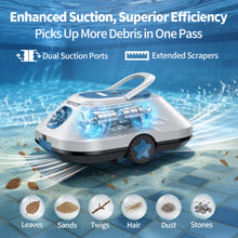 Load image into Gallery viewer, Hivroo Cordless Robotic Pool Cleaner, Automatic Pool Cleaner,Pool Vacuum for Above Ground &amp; Inground Pools
