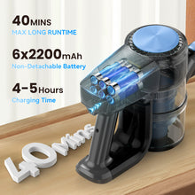 Load image into Gallery viewer, YOMA Cordless Vacuum Cleaner, 6 in 1 Lightweight Handheld&amp;Stick Vacuum for Home Hard Floor Carpet Pet Hair

