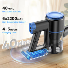 Load image into Gallery viewer, YOMA Cordless Stick Vacuum Cleaner Lightweight Powerful Handheld Vacuum for Home Hard Floor Carpet Pet Hair
